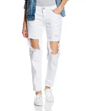 One Teaspoon White Beauty Awesome Baggies Jeans