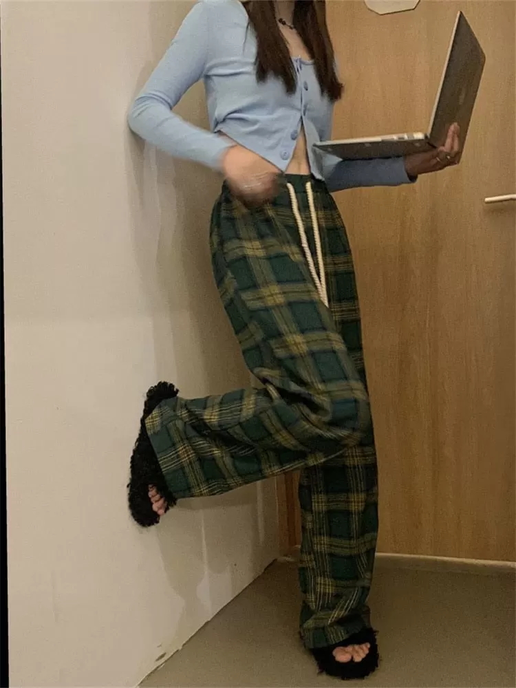 Oversized Plaid Pants (S to 3XL!)