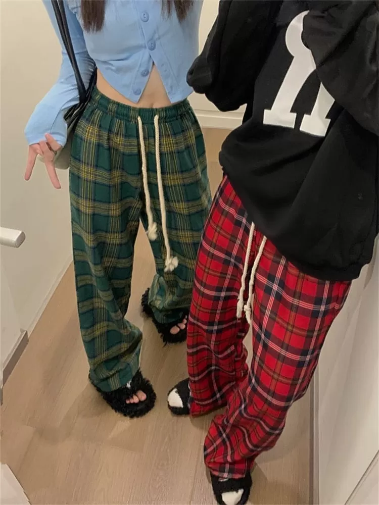 Oversized Plaid Pants (S to 3XL!)