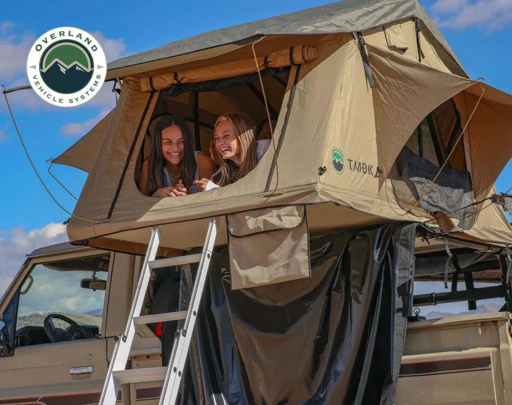 OVS TMBK 3 Person Roof Top Tent with Green Rain Fly