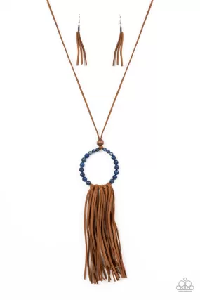 Paparazzi Namaste Mama - Blue Necklace