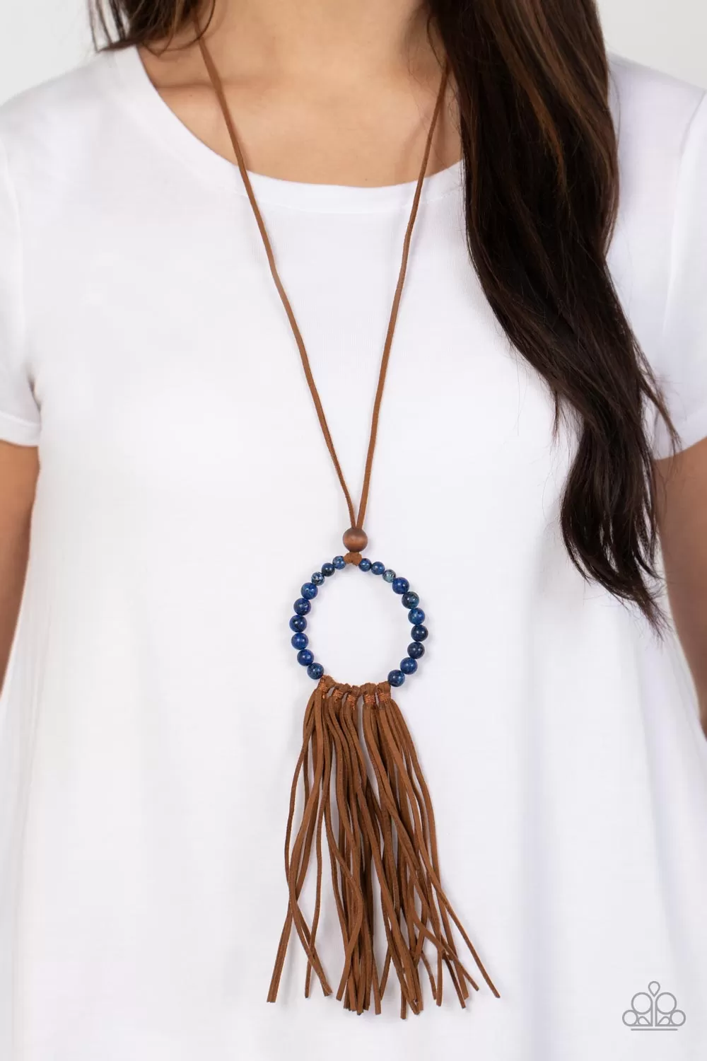 Paparazzi Namaste Mama - Blue Necklace