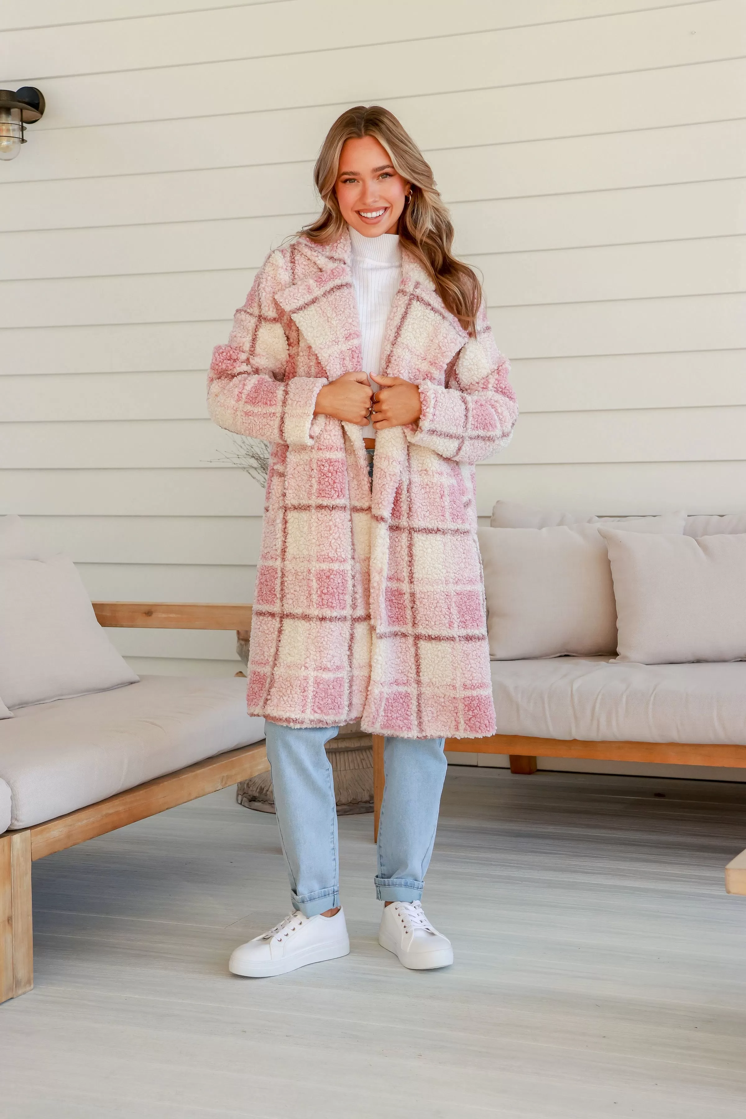 Parisian Dream Check Coat