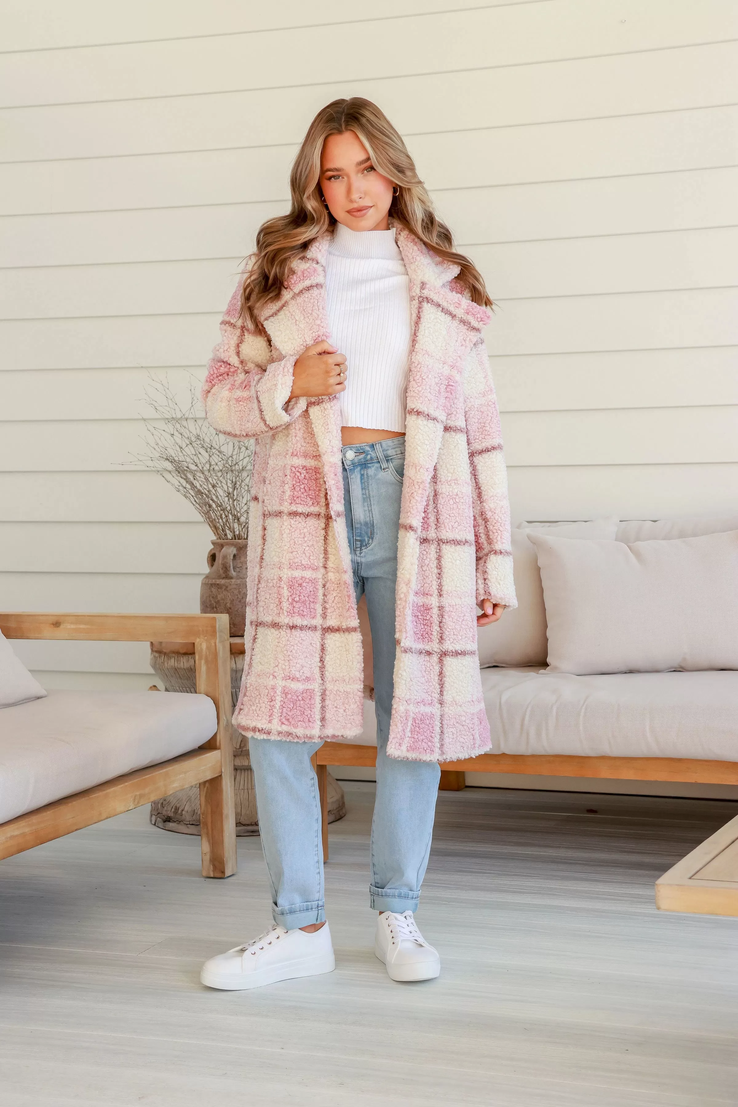 Parisian Dream Check Coat