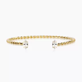 Petite Navette Bracelet / Crystal