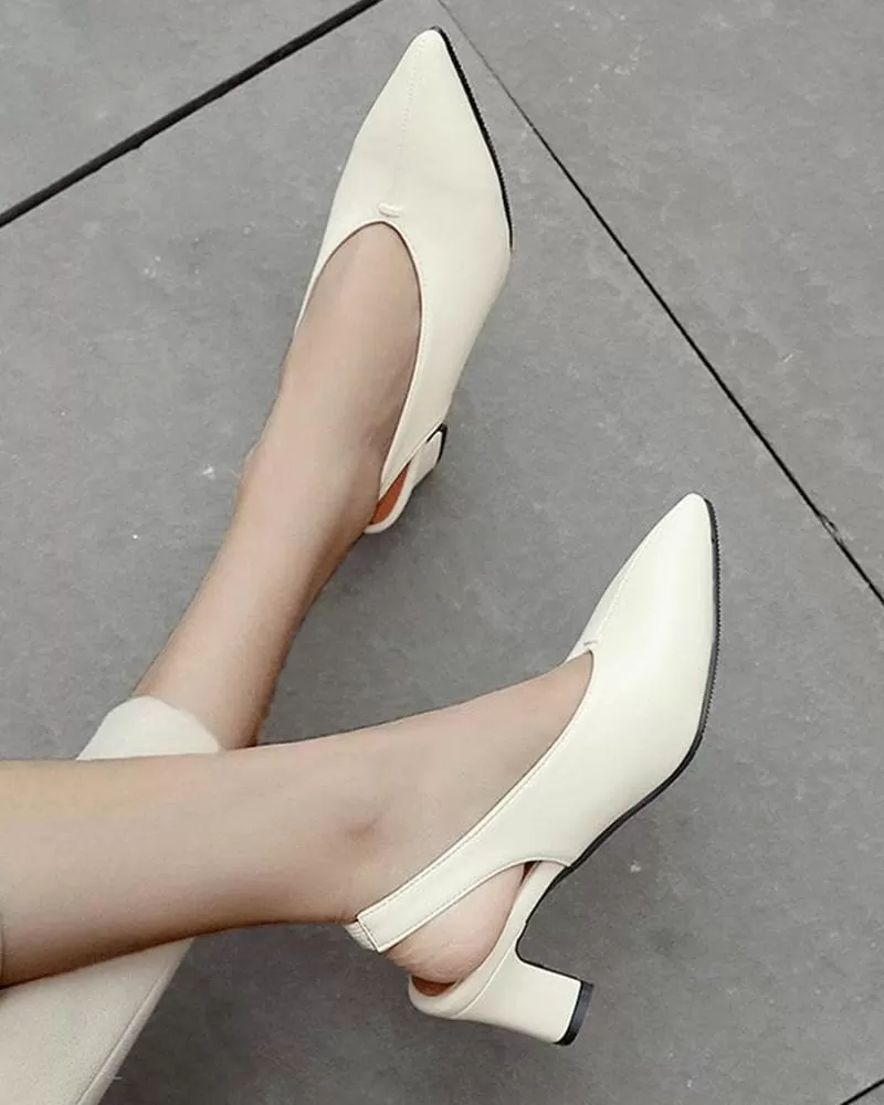 Pointed Toe Gore Heels