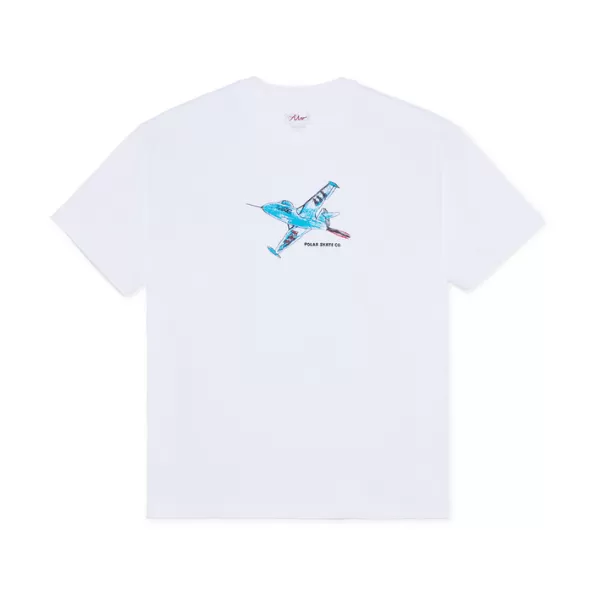 Polar Skate Co. Panter Jet T-Shirt - White