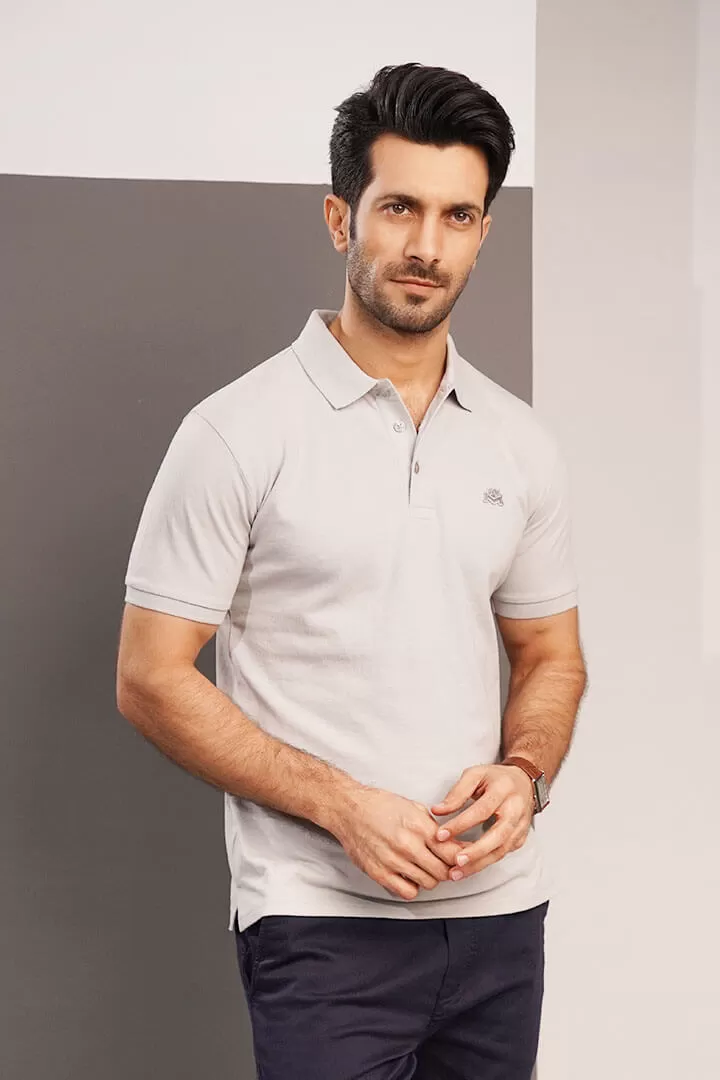 Polo Shirt - Ash Grey