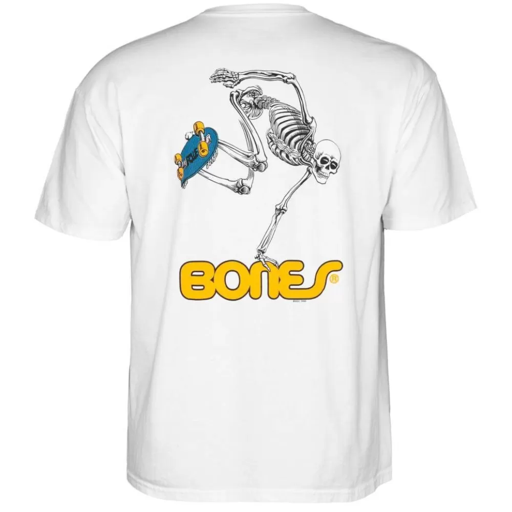 Powell Peralta Skate Skeleton T-Shirt White