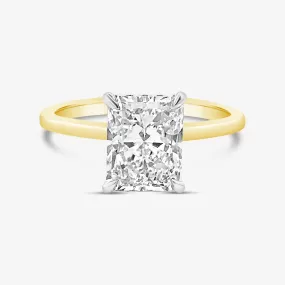 Preset 2.52CT Radiant Diamond Engagement Ring