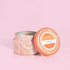 Printed Travel Tin, Volcano | Capri Blue