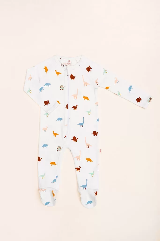 Raglan Sleepsuit - Dino