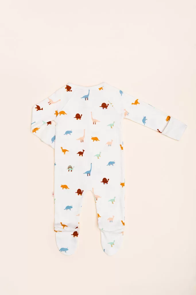 Raglan Sleepsuit - Dino