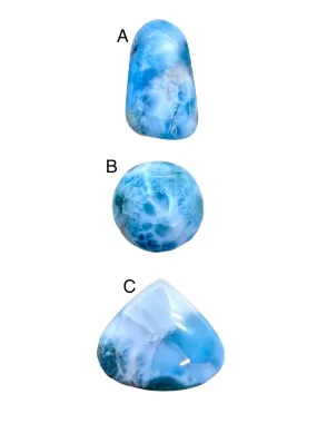 RARE Larimar Freeform Cabochons (select One Stone)