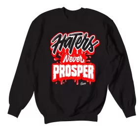 Retro 12 Reverse Flu Sweater - Propser - Black