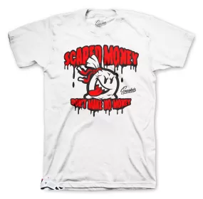 Retro 14 White Supreme Shirt - Scared Money - White