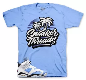 Retro 6 University Blue St Palms Shirt