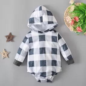 Romeo Checkered Hooded Jumpsuit