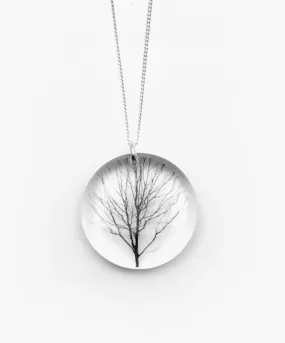 Round Tree Pendant Necklace