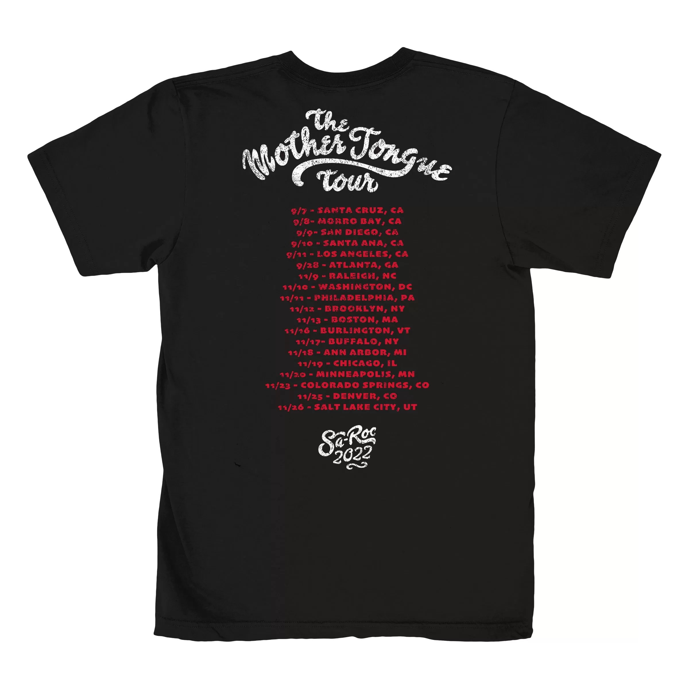 Sa-Roc - Mother Tongue Tour Shirt