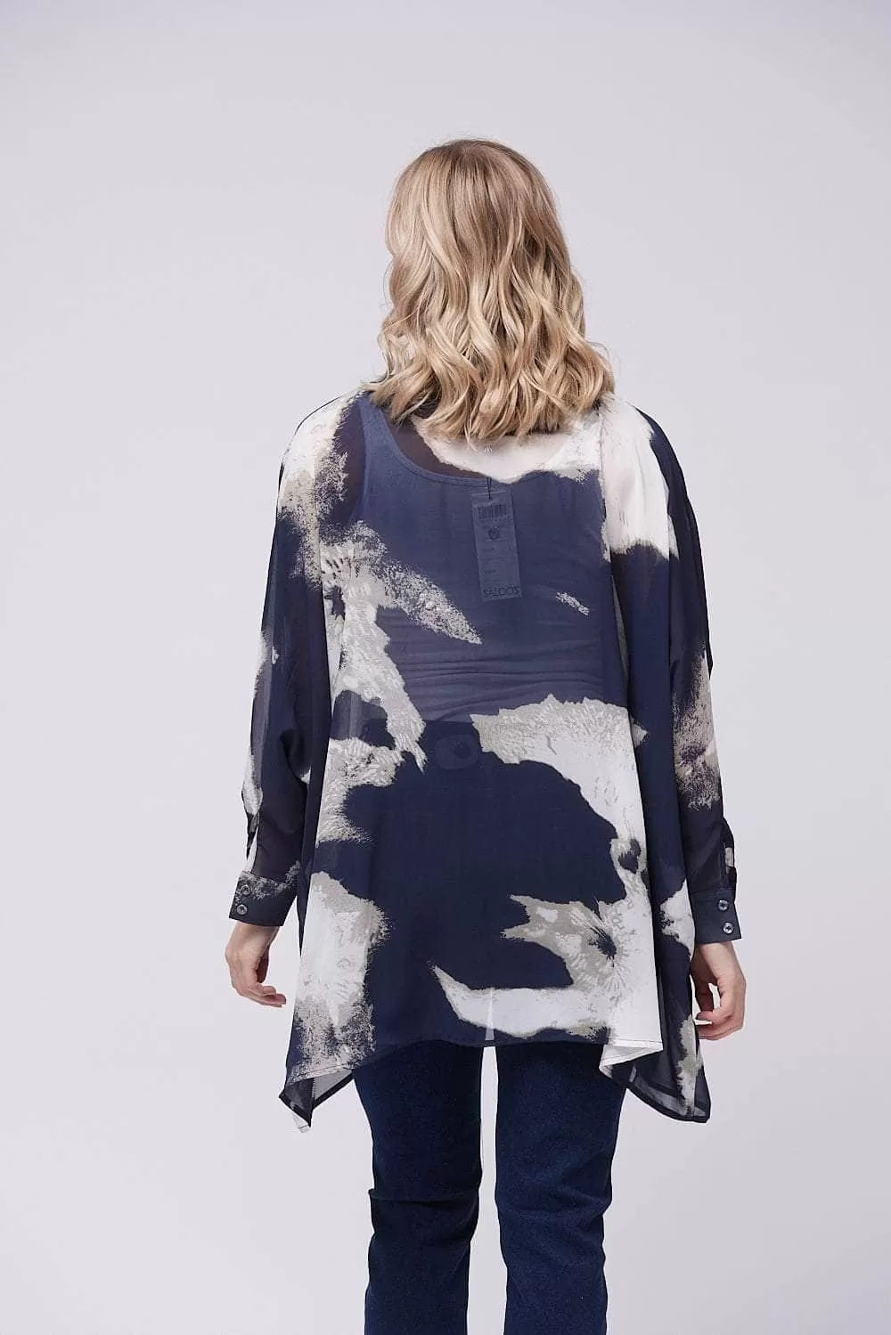 Saloos Squared Shape Oversized Shirt