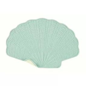 Shell Shaped Placemat Aqua