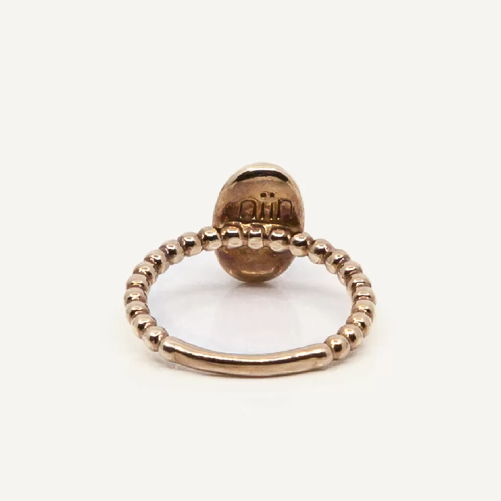 Shyme Gold Oval Stack Ring