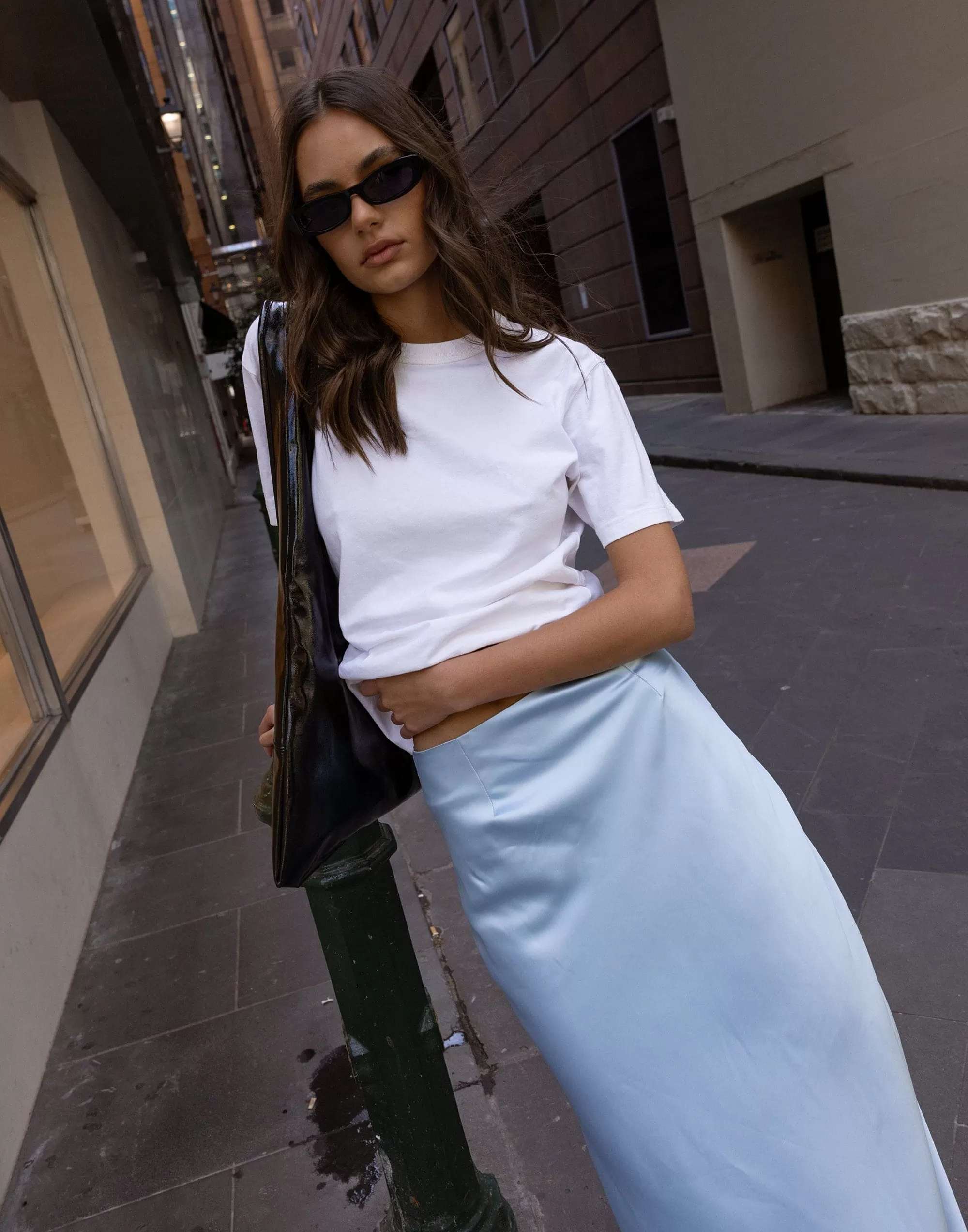 Sincerity Maxi Skirt (Ice Blue)