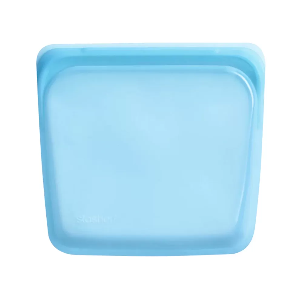 STSB35 BOLSA REUTILIZABLE DE SILICONA PARA SANDWICH RAINBOW BLUE MARCA STASHER