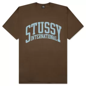 Stussy International Pigment Dyed Tee - Brown