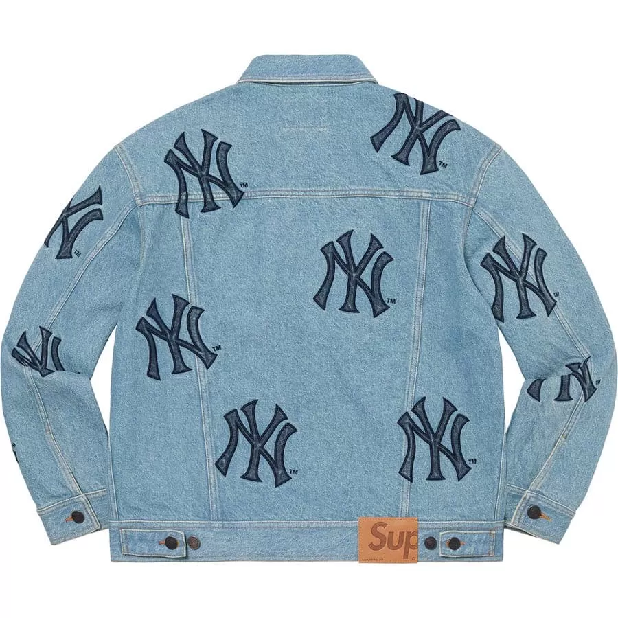 SUPREME NEW YORK YANKEES DENIM TR-BLUE