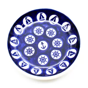 Teabag Plate in Nautical Blue