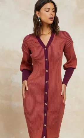 The Louis Ribbed Sweater Dress