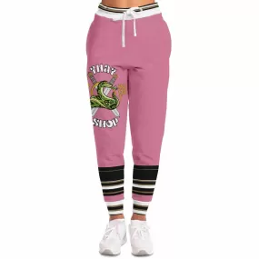 THS Snake Bite Fleece Joggers in Pink