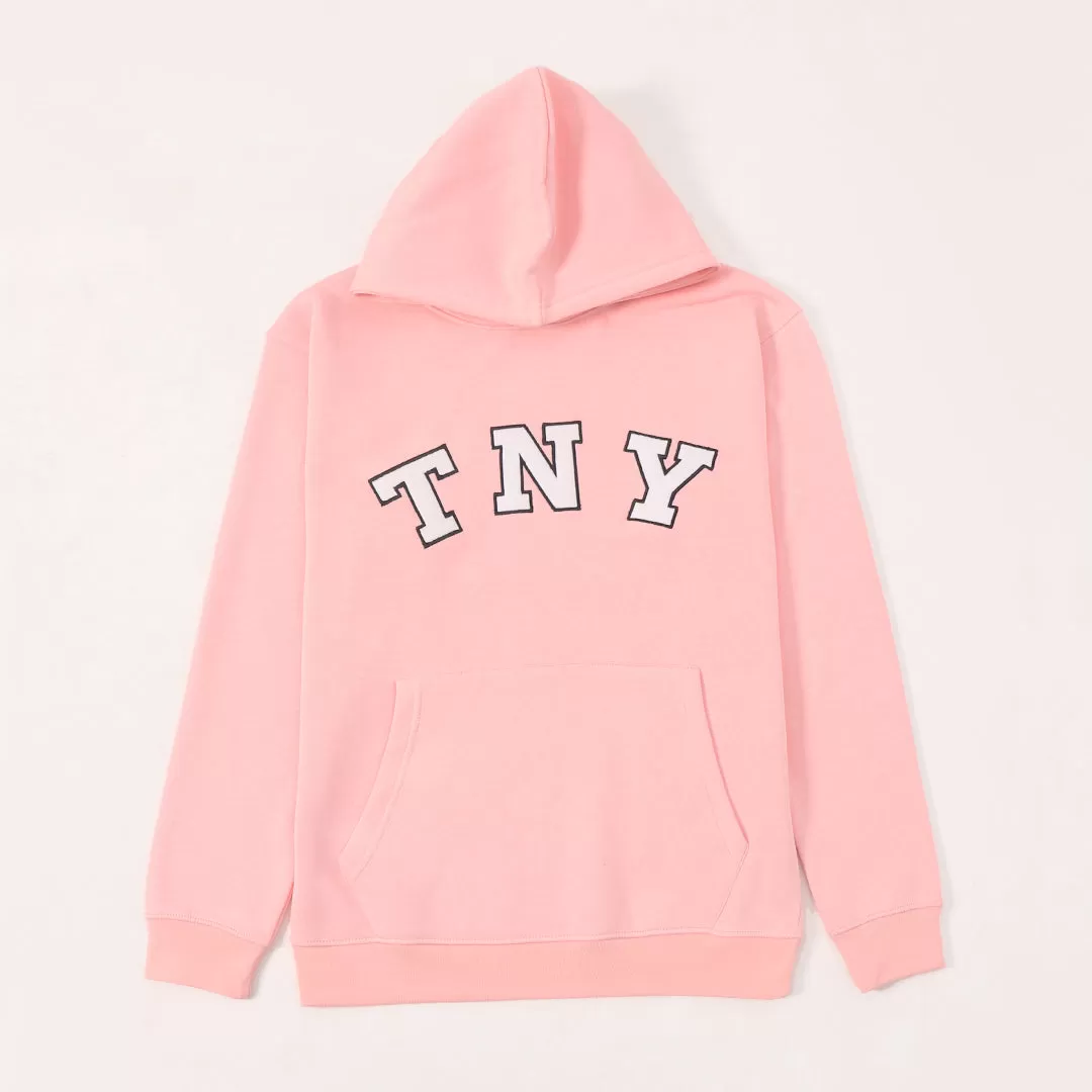 TNY Unisex Oversized Hoodie - Soft Pink