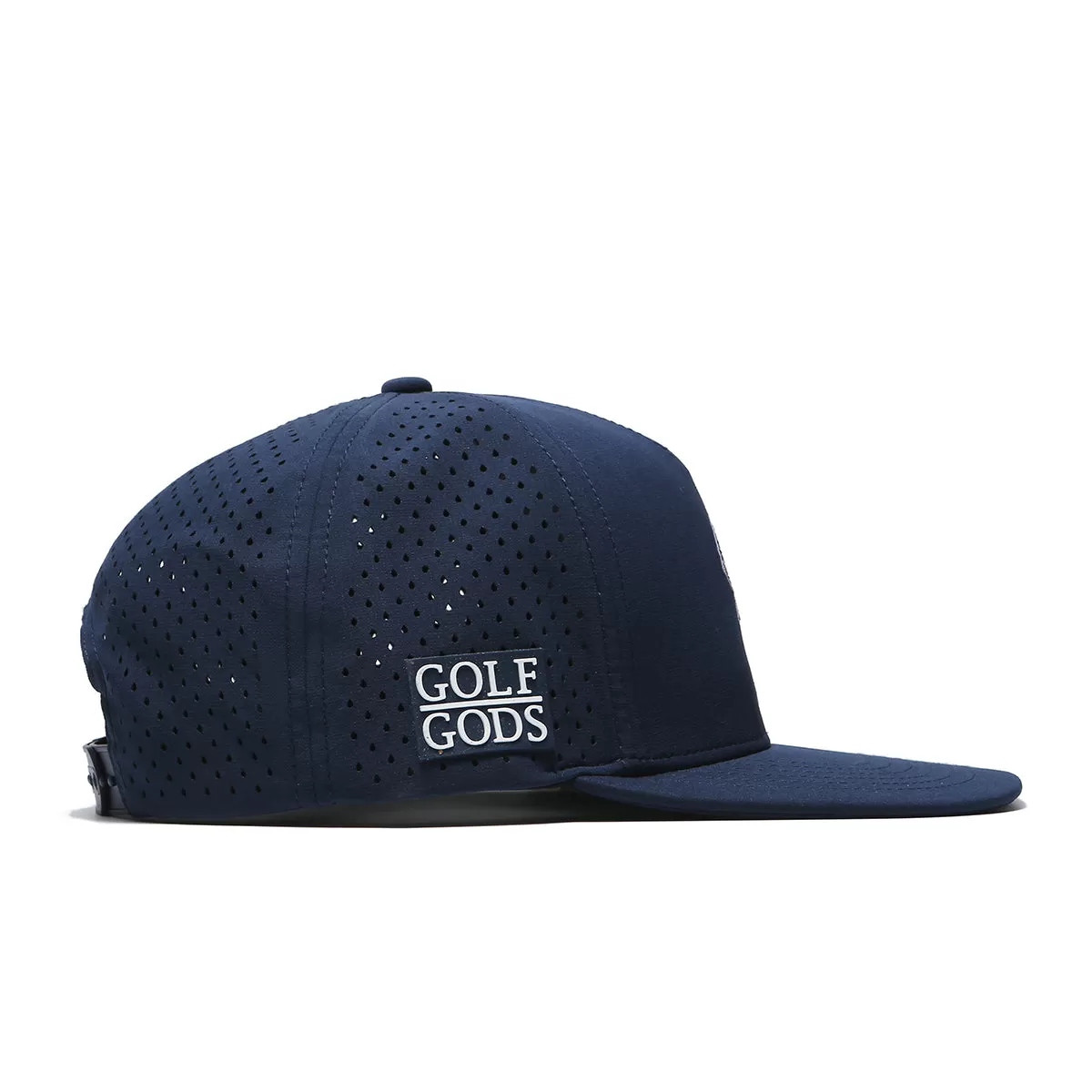 TOUR PRO Angry Golfer Golf Hat in Navy Blue with Flat Brim