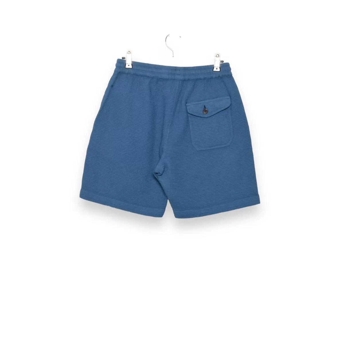 Universal Works Beach Shorts japanese waffle faded blue P28014