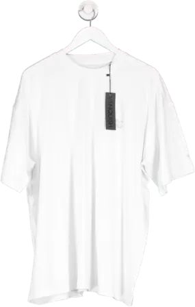 Vanquish Utility White Oversized T Shirt UK L