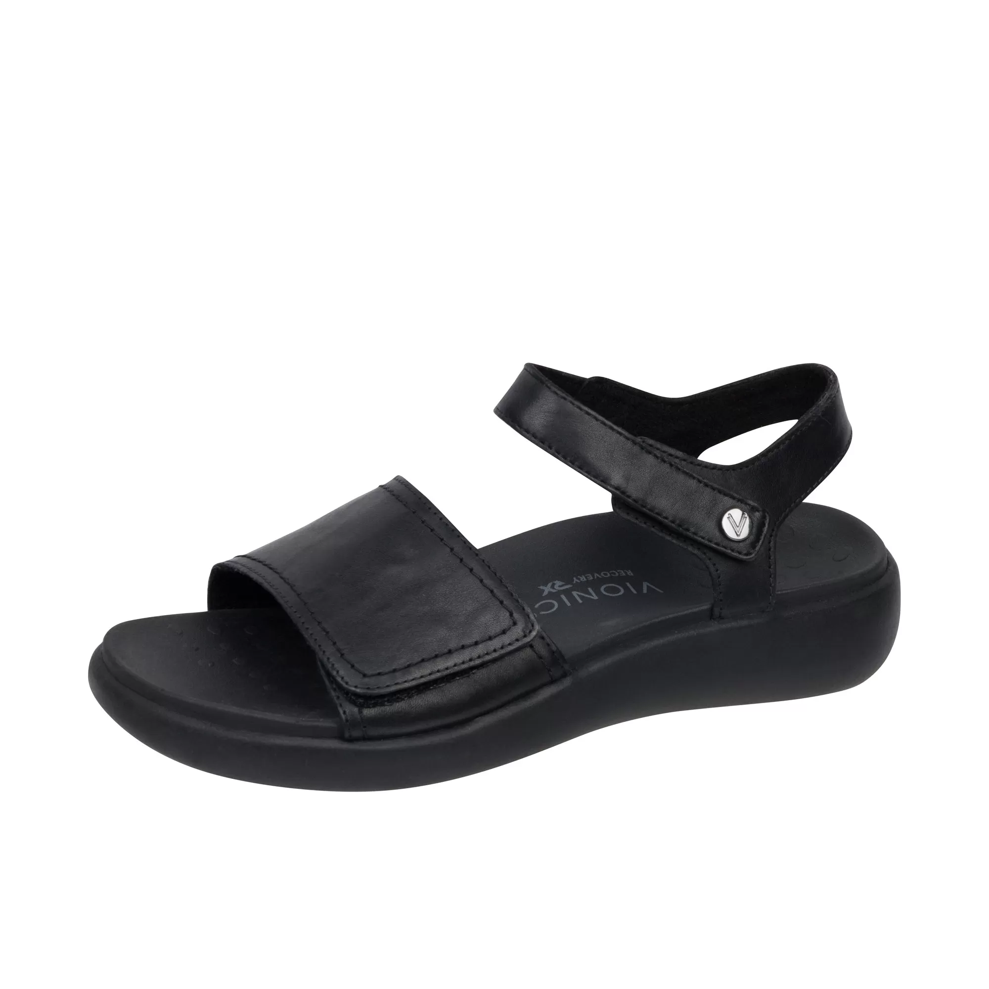 Vionic Womens Awaken Recovery Sandal Black