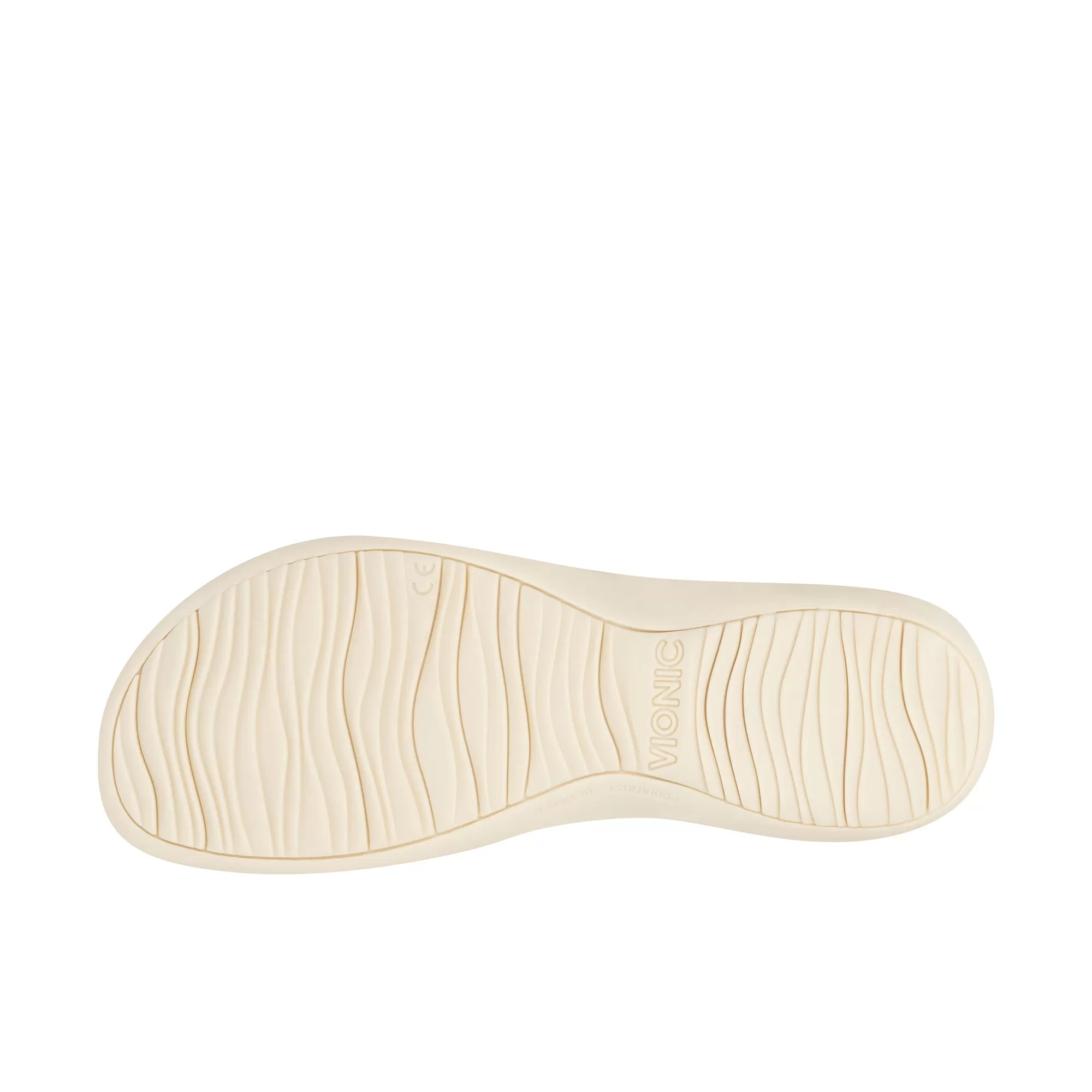 Vionic Womens Bella Toe Post Sandal Cream