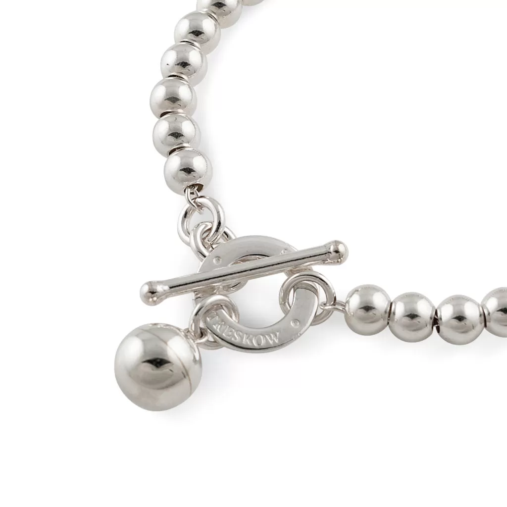 Von Treskow BALL BRACELET WITH VT DISC & SILVER BALL