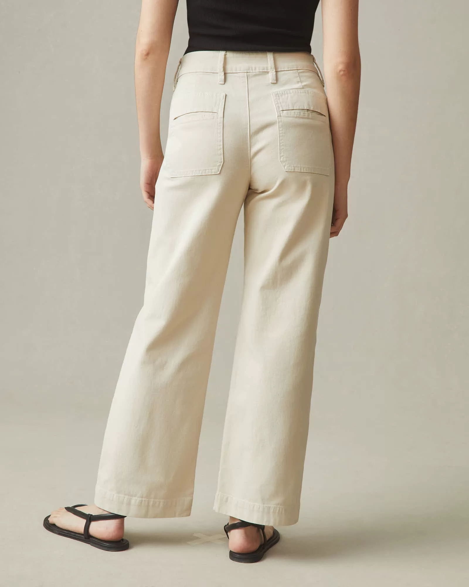 Wide Leg Pant - Cotton