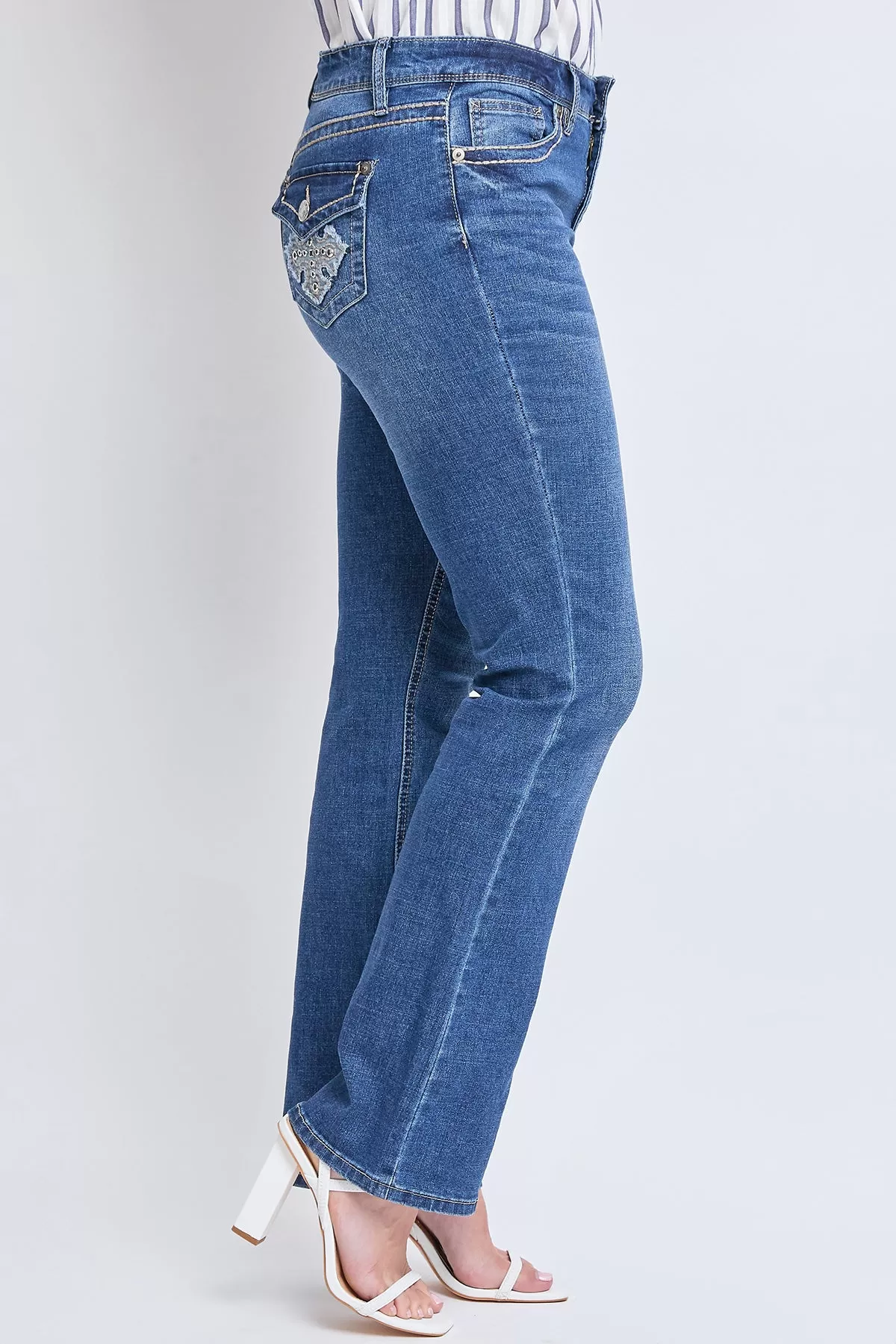 Women's High Rise Bootcut Cargo Jean