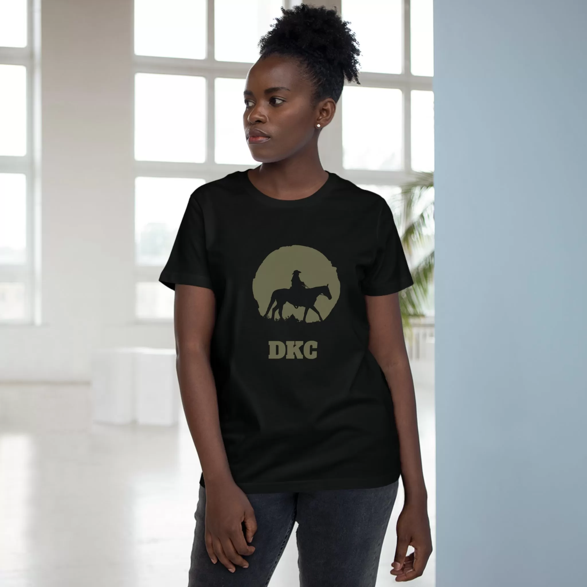 Women’s Horse Silhouette crew neck t-shirt