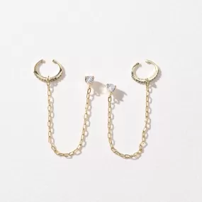 Zeta Cuff Stud | Gold